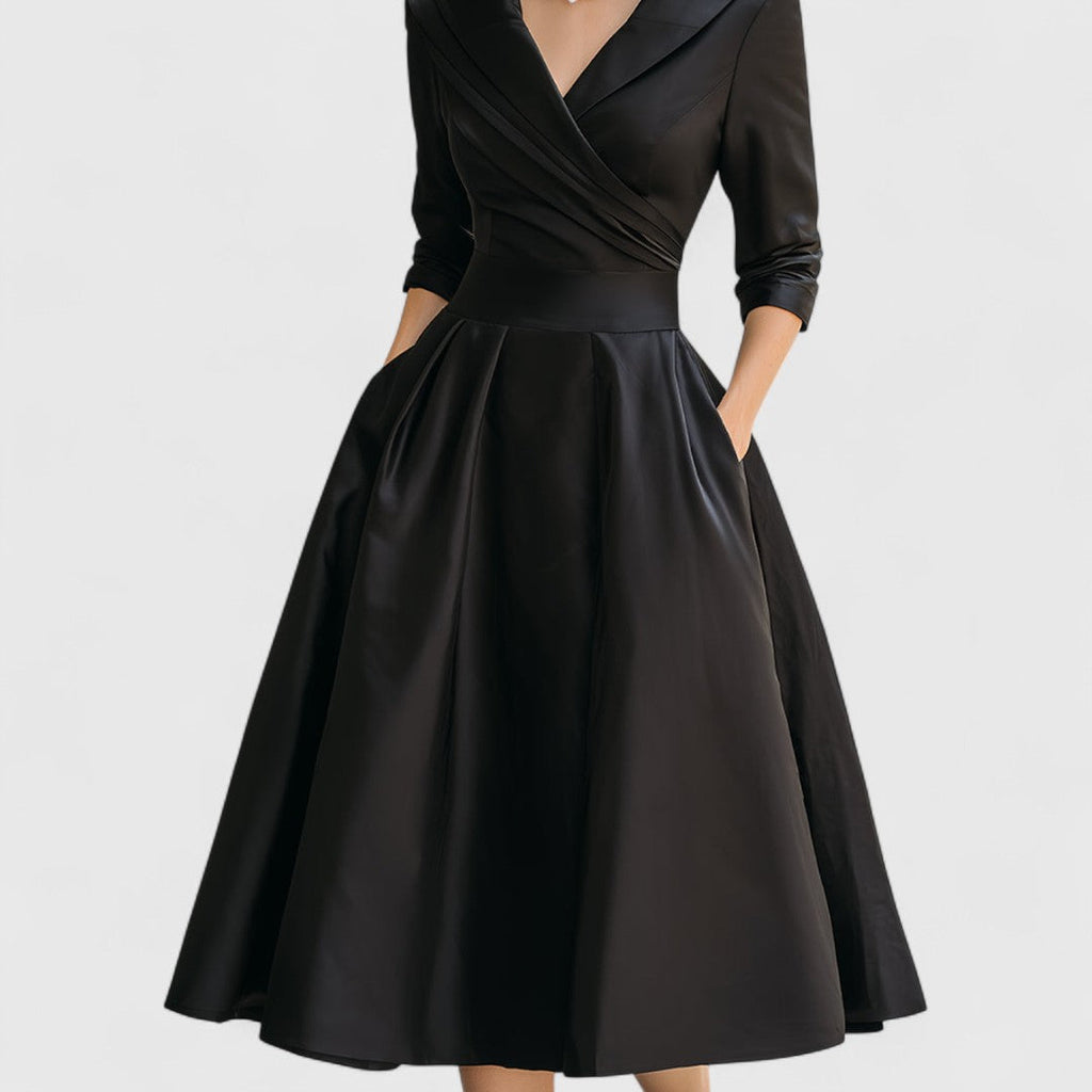 Marley Quinn – Elegant Midi Klänning