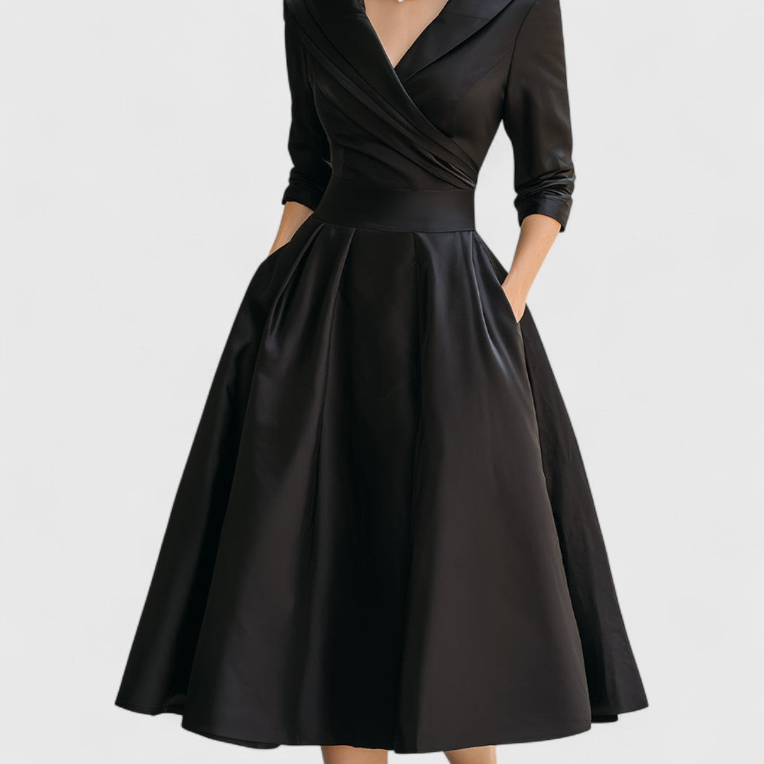 Marley Quinn – Elegant Midi Klänning