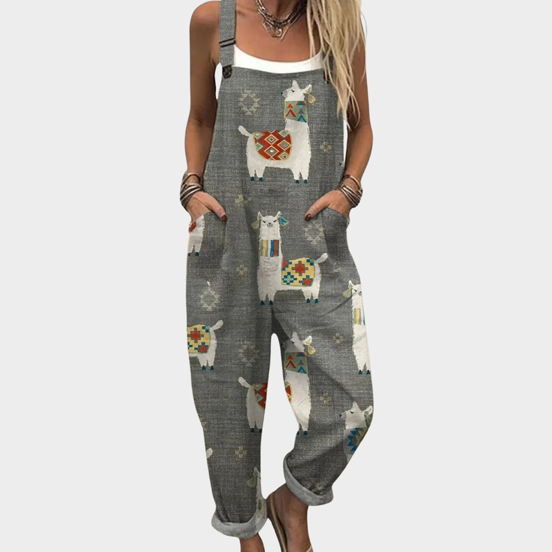 Matilda | Mönstrad bekväm jumpsuit