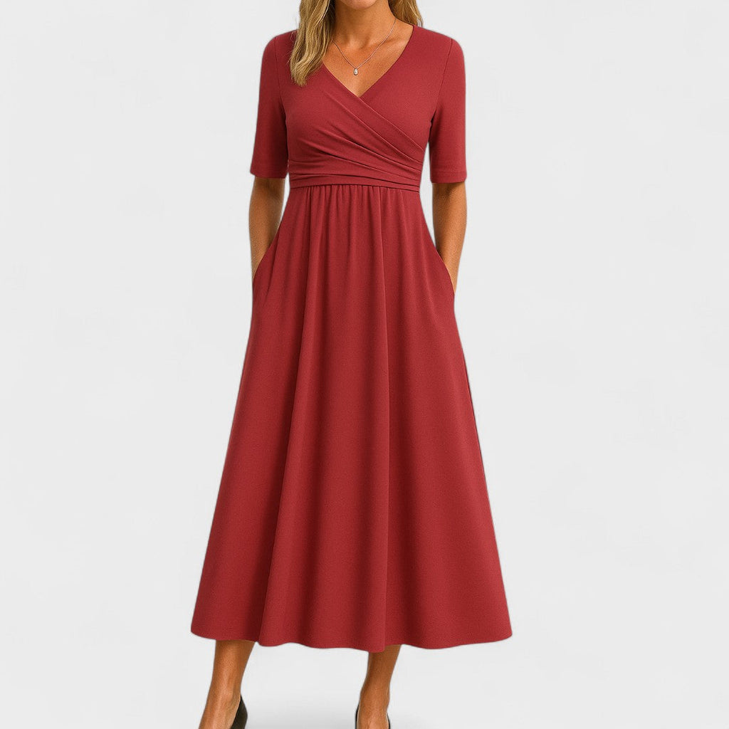 Phoebe – Elegant Midi Klänning