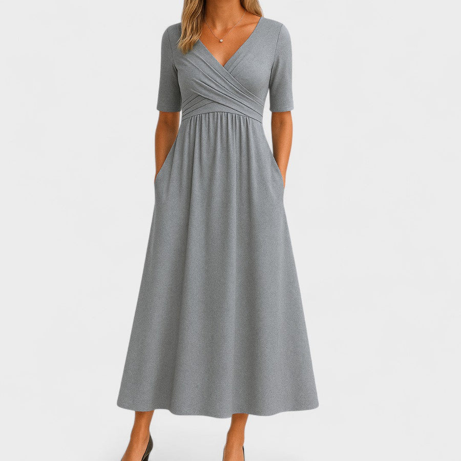 Ida – Elegant Midi Klänning