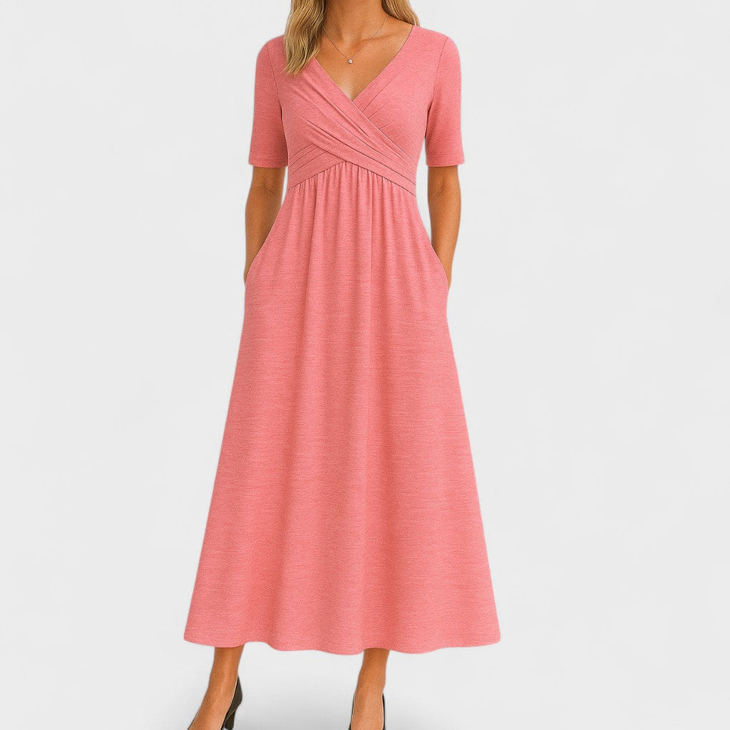 Phoebe – Elegant Midi Klänning