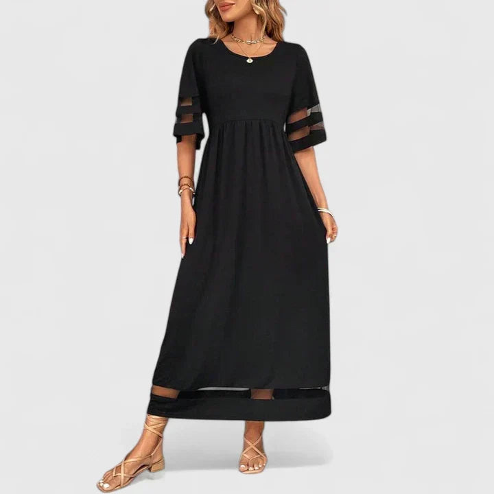 Delymarina – Elegant Midi Klänning