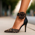Blommiga eleganta pumps
