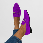 Juliette | Färgstarka loafers i mocka