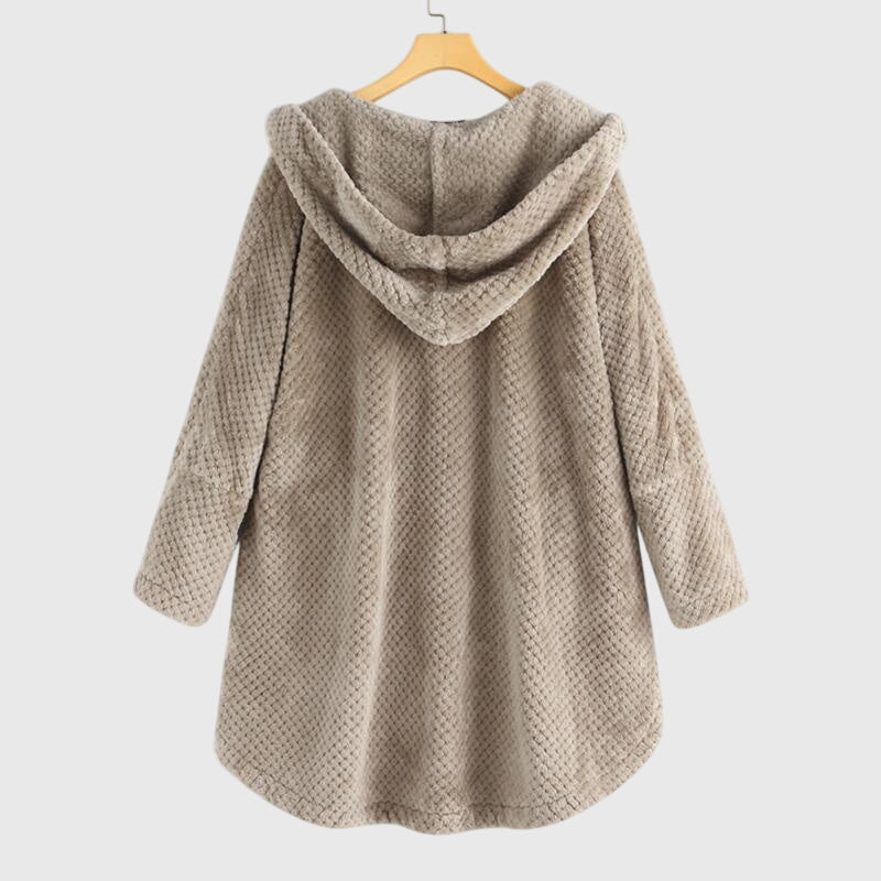 Franca – Fleecejacka med Huva