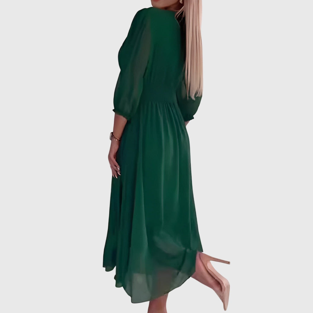 Chloe – Lätt Silkes Chiffon Klänning