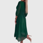 Chloe – Lätt Silkes Chiffon Klänning