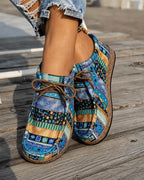 Léa | Bohemiska loafers med snörning