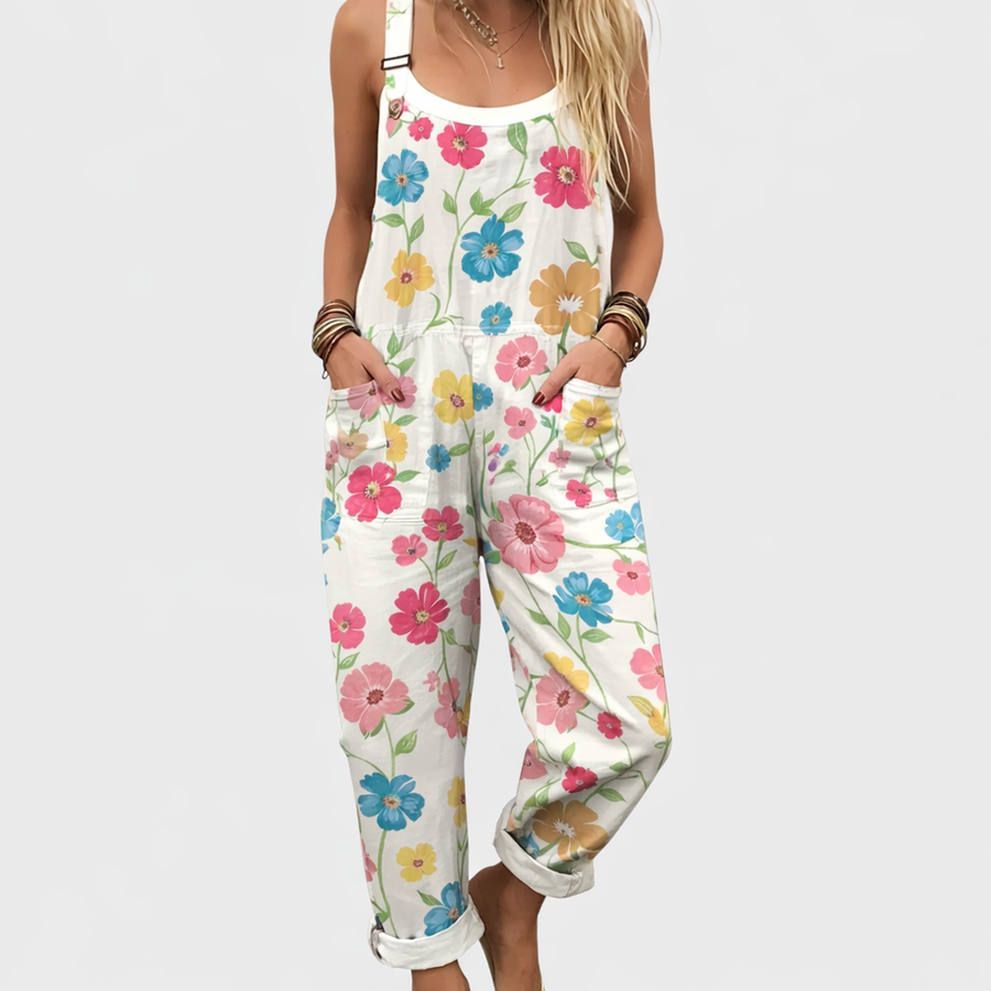 Clara | Mönstrad bekväm jumpsuit