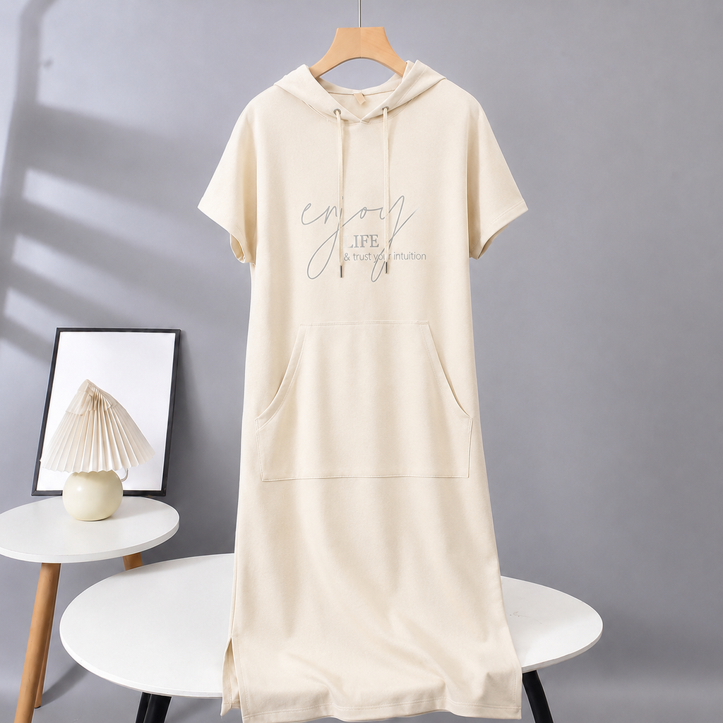 Marlowe – Avslappnad Hoodie Klänning
