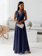 Hailey – Kvinnor Bröllopsgäst Elegant Wrap Maxi Klänning