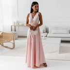 Hailey – Kvinnor Bröllopsgäst Elegant Wrap Maxi Klänning