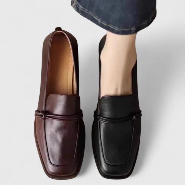Michèle | Loafers med fyrkantig tå