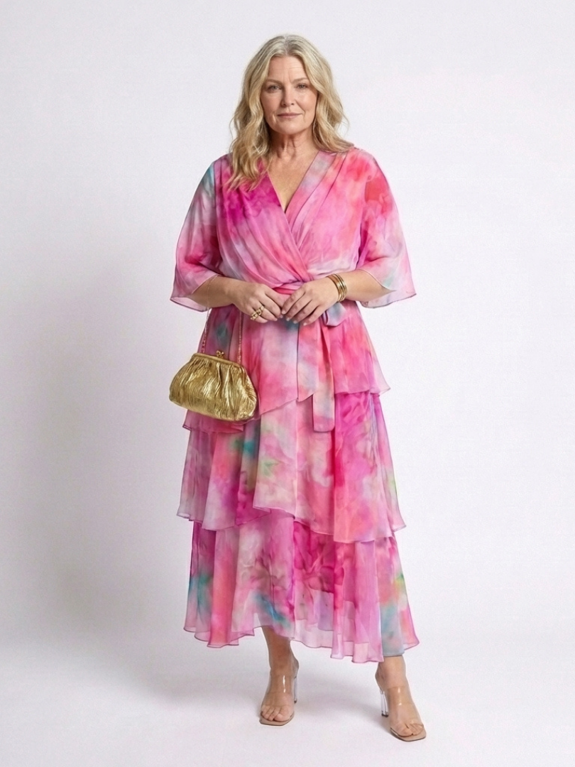 Calista | Maxiklänning med elegant urringning