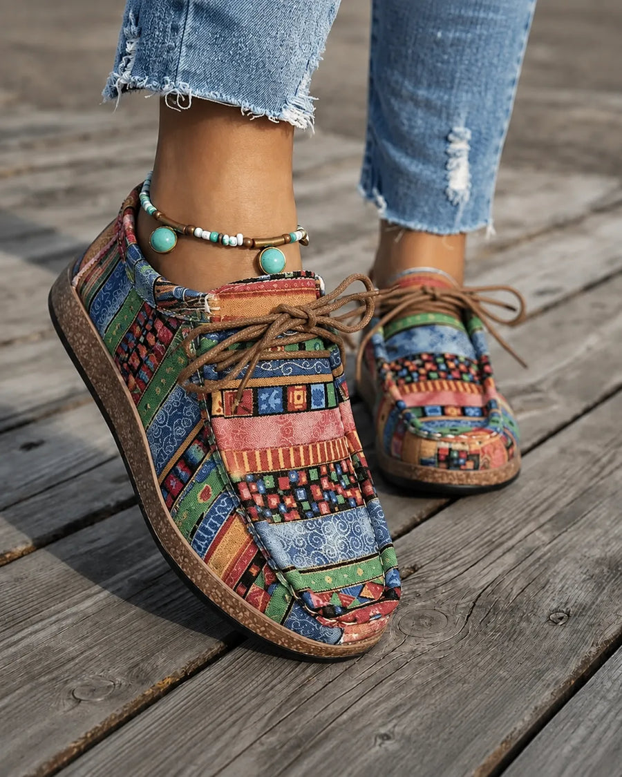 Sylvie | Vadderade bohemiska loafers