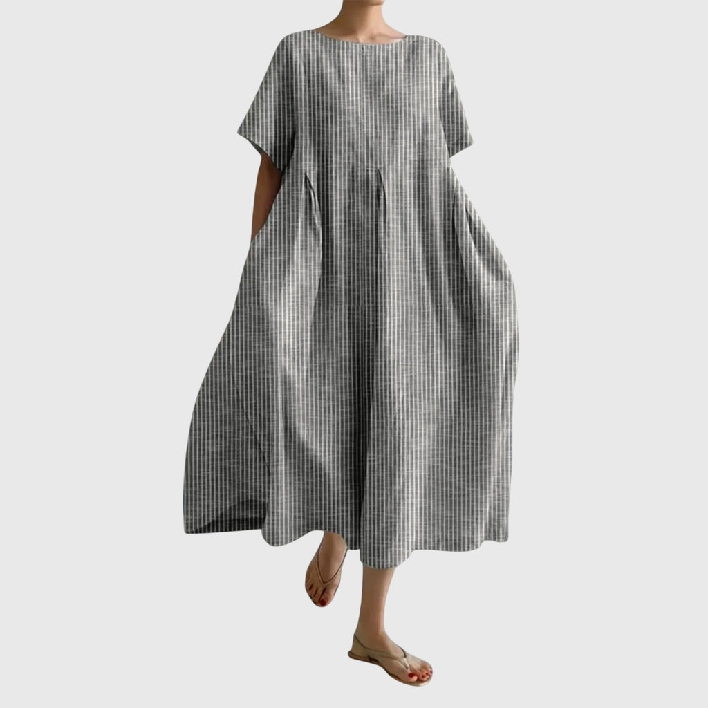 Isabell – Lång Avslappnad Klänning