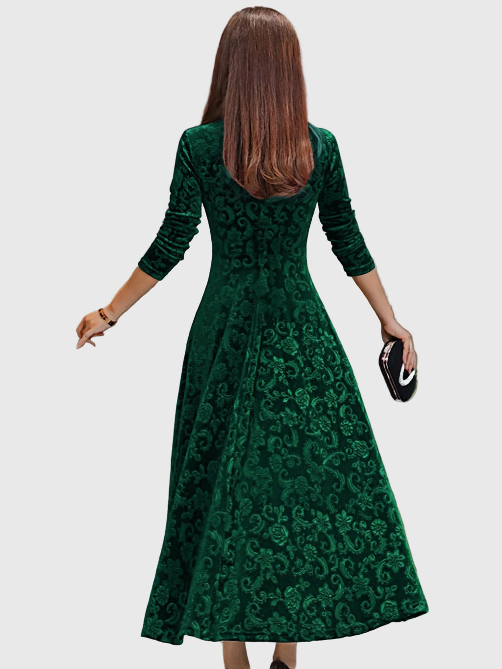 Nancy – festlig och elegant sammetsklänning