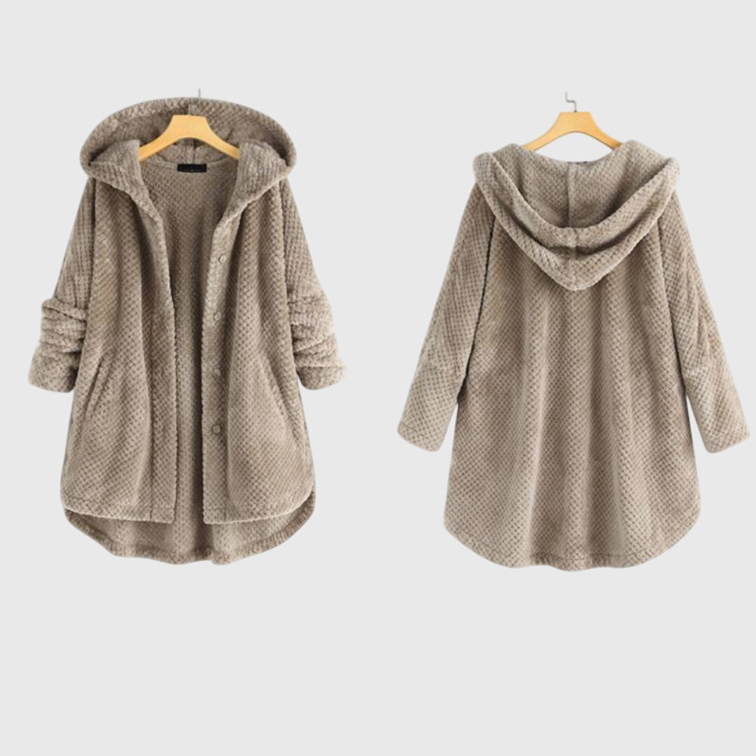 Franca – Fleecejacka med Huva