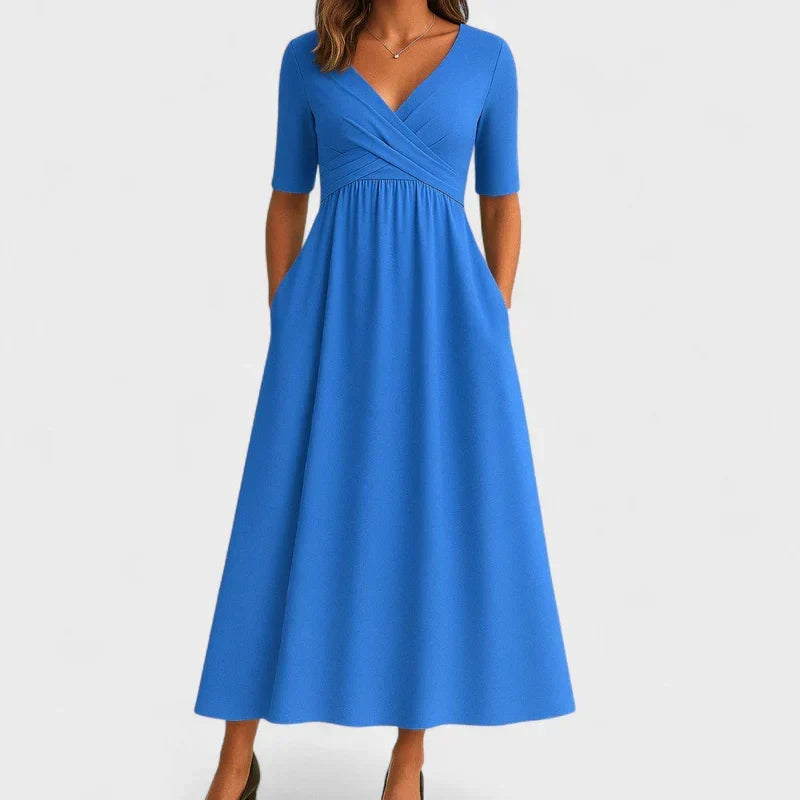 Phoebe – Elegant Midi Klänning