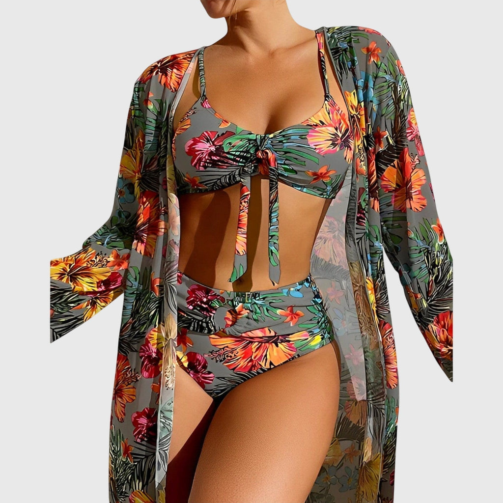Abigail – Kvinnors tropiska mönster bikini badklädesset
