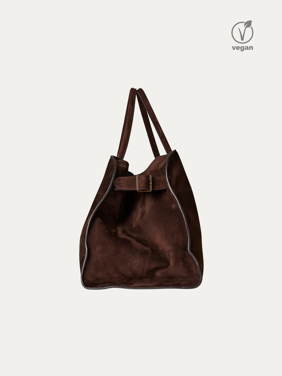 Urban Essential | Rymlig totebag i vegansk mocka