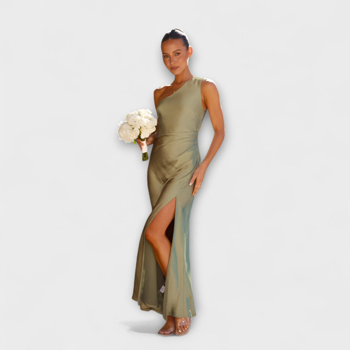 Marita – elegant maxiklänning med asymmetrisk design