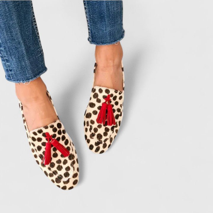 Amelia – Kvinnoortopediska Slip-On Tassel Loafers
